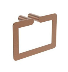 Антивандальный полотенцедержатель 22.5 см из нержавеющей стали Nofer Verona 16880.CU, цвет: медь