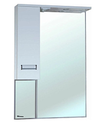 Сиена-60 зеркало-шкаф белое лев.(свет.)