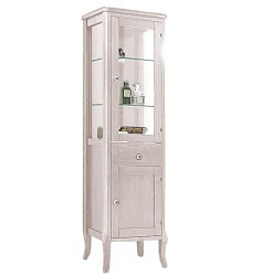 Kerasan Retro Шкаф-пенал 46,5x34 см, напольный, с 2мя дверцами и ящиком, цвет: Bianco matt 731530-dx