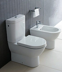 Унитаз-компакт Duravit Darling New 21380900001-WG антигрязевое покрытие