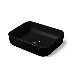 Раковина керамическая Vincea VBS-105MB, 500*410*130, цвет матовый черный