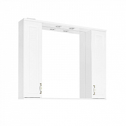 Зеркальный шкаф Style Line "Олеандр-2 1000/С", белый