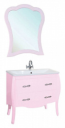 Мебель для ванной Bellezza Грация 80 розовая