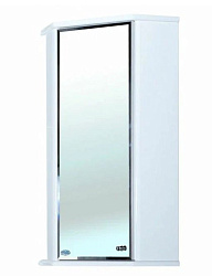 Лилия-34*34 шкаф угловой подвесной с зеркалом белый лев.