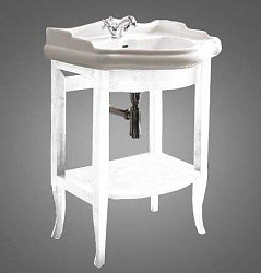 Kerasan Retro Тумба открытая под раковину на 69 см, напольная 69x52x80h см, цвет: Bianco matt 735030