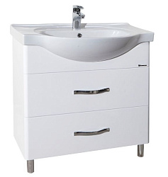 Анкона-70 тумба с 2 ящ. белая