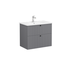 Тумба VitrA Root Groove 80 69438 с круглой раковиной