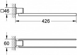 Полотенцедержатель Grohe Allure 40342000