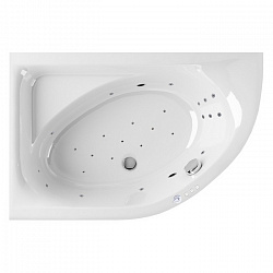 Акриловая ванна EXCELLENT Aquarella 150x100 см левая «ULTRA», хром