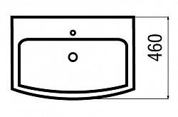 Раковина Arcus G338 light green