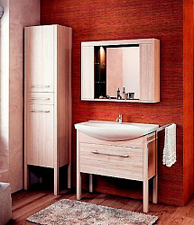 Мебель для ванной EcoGreen Эллис 85 натуральный дуб