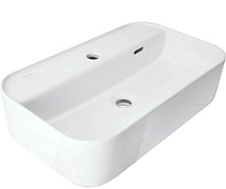 INFINITY SHELF Умывальник накладной 60 см ВКС Белый S1 (WB.CT/Infinity/60-C.Shelf/WHT.G/S1)