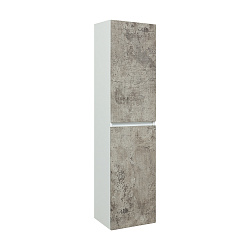 Шкаф-колонна Руно Runo Манхэттен 35 /универсальный/серый бетон/ подвесной