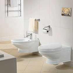 Биде подвесное Villeroy & Boch Amadea 7E86 B0 R2 star white