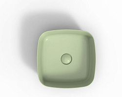 Раковина Arrow 40 накладная c донным клапаном, оливковый AP41024B