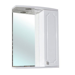 Кантри-55 зеркало белое прав. (свет.)