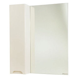 Андрэа-65 зеркало шкаф бежевое лев.