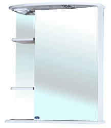 Магнолия-60 зеркало-шкаф белое прав. (свет.)