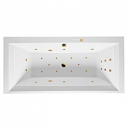 Акриловая ванна EXCELLENT Crown Grand 190x90 см «ULTRA», золото
