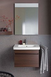 Тумба с раковиной Duravit DuraStyle 65 темный каштан