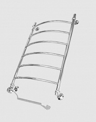 Полотенцесушитель Двин R Electro 60/40 / 1"-½" К эл ТЭН слева Полированный (4627085960911)