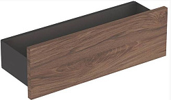 Geberit Smyle Square Настенная полка, 45х14.8 см, темно-серый / цвет "пекан" 500.362.JR.1