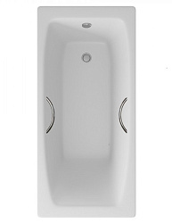Чугунная ванна с ручками Delice Repos 150х70 см