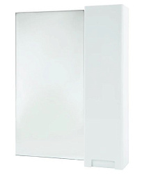 Пегас-80 зеркало шкаф белый прав.