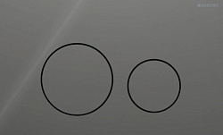 Смывная клавиша Geberit Sigma40 для двойного смыва, круглая: Стекло/Лавовый 115.628.JK.1