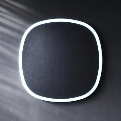 M8FMOX0651WGS Зеркало сложной формы с контурной LED-подсветкой, ИК- сенсором, квадрат, 65 см