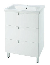 Пегас-50 тумба с 3 ящ. белый