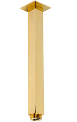 RICAMBI QUADRO Кронштейн потолочный для верхнего душа, L-190 mm., 1/2"x1/2", золото