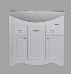 Кантри-85 тумба с 2 ящ. белая (СТИЛЬ)