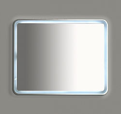 Misty 3 Неон - Зеркало LED 1000х800 сенсор на корпусе