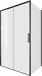 Душевой уголок Aquanet Pleasure Evo 120x90 AE65-120x90-BT профиль черный, прозрачное стекло