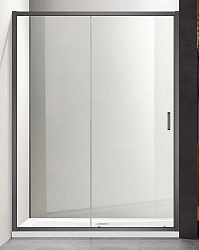 AQ ARI RA 10020GM Душевая дверь двухэлементная, раздвижная1000x2000 профиль оружейная сталь, стекло прозрачное