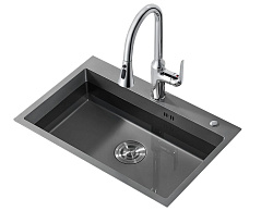 Кухонная раковина Arrow, прямоугольная, нержавеющая сталь AG5528