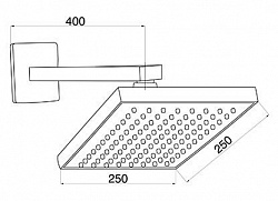 Верхний душ GPD ADS13