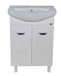 Классик-55 тумба прямая белая (ЭЛЕГАНС)