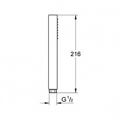 Душевая лейка Grohe Euphoria Cube 27888000