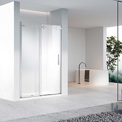 Душевая дверь Комо-Н (Como-N) VDS-4CN130CL, 1300, хром, стекло прозрачное