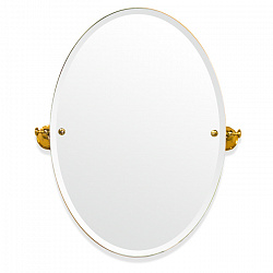 TW Harmony 021, вращающееся зеркало овальное 56х66см, цвет держателя: золото