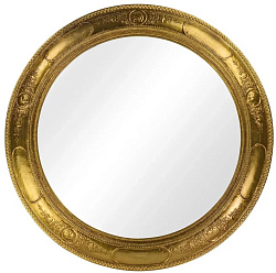 Зеркало круглое D87 см, бронза