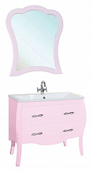 Мебель для ванной Bellezza Грация 90 розовая