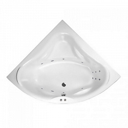 Акриловая ванна EXCELLENT Konsul 150x150 см «LINE», хром