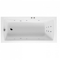 Акриловая ванна EXCELLENT Aquaria 170x75 см «LINE», хром