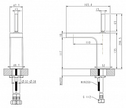 Смеситель Bravat Spring 7F179113C для раковины