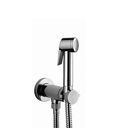 BOSSINI PALOMA FLAT Гигиенический душ с запорным вентилем, лейка пластиковая, шланг 1250 мм., цвет хром2245