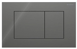 Смывная клавиша Geberit Sigma40 для двойного смыва, квадратная: Стекло/Лавовый 115.629.JK.1