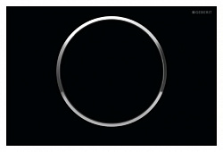 Кнопка смыва Geberit Sigma 10 115.758.KM.5 черный / хром